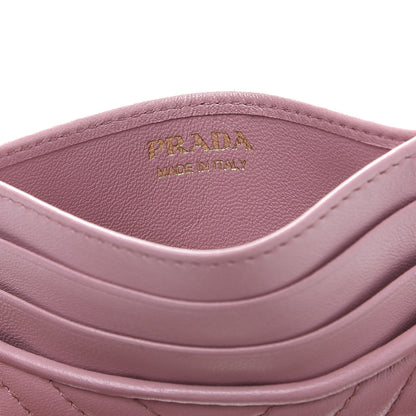 Prada Nappa Impunture Logo Card Holder Petalo 8 of 10