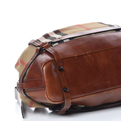 Burberry Bridle Calfskin House Check Kenton Hobo Brown 20 of 27