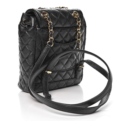 Chanel Lambskin Quilted Mini Urban Spirit Backpack Black 3 of 12