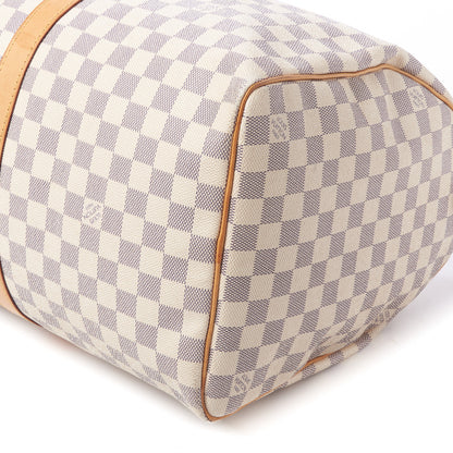 Louis Vuitton Damier Azur Keepall 50 5 of 9