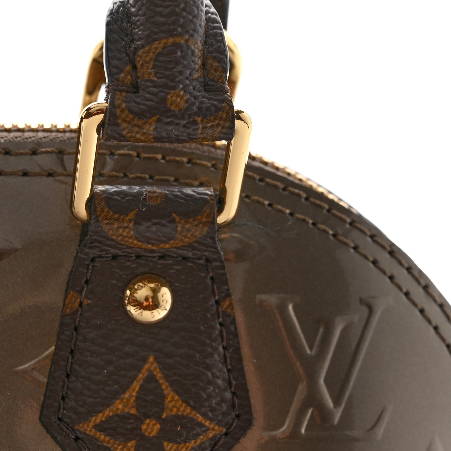 Vernis Epi Monogram Alma BB Champagne Metallise