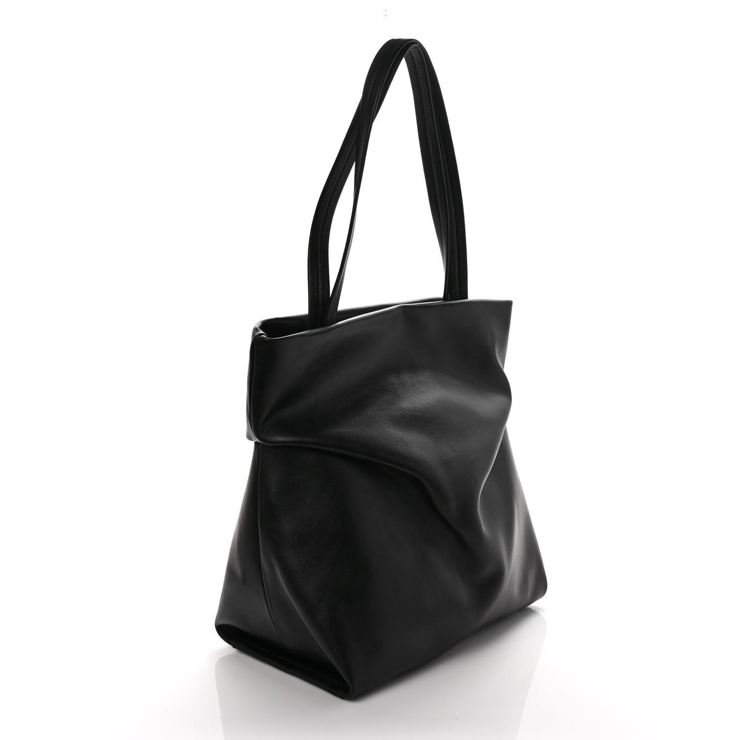 Calfskin Judy East West Tote Black