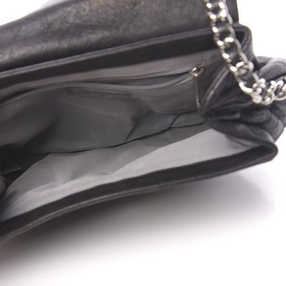 Chanel Washed Lambskin Quilted Medium Chain Around Messenger Black 5 of 11