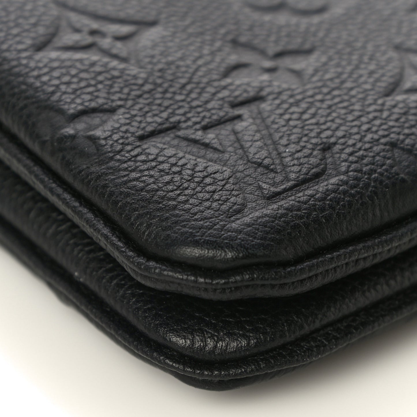 Empreinte Double Zip Pochette Black