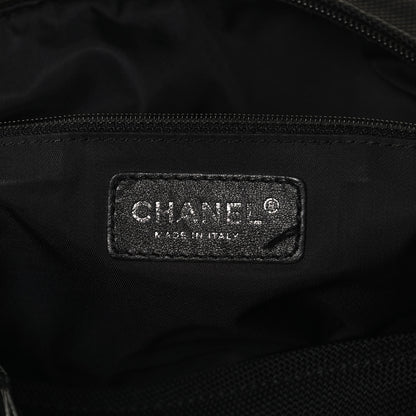 Chanel Coated Canvas Paris Biarritz Hobo Black 6 of 12