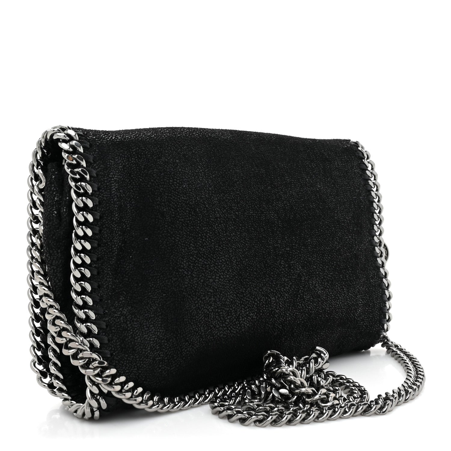 Stella McCartney Shaggy Deer Falabella Crossbody Bag Black 3 of 8