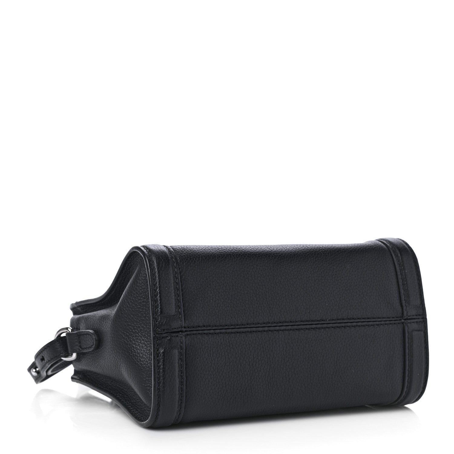 Alexander McQueen Pebbled Calfskin Mini Padlock Navy 4 of 11