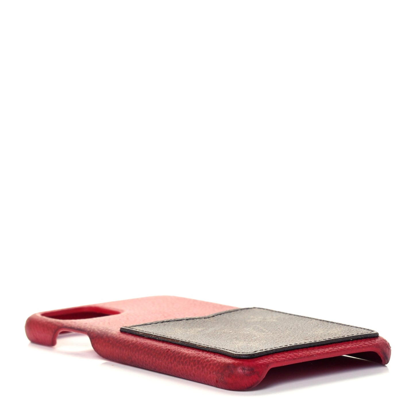 Calfskin Monogram iPhone 11 Pro Max Bumper Scarlet