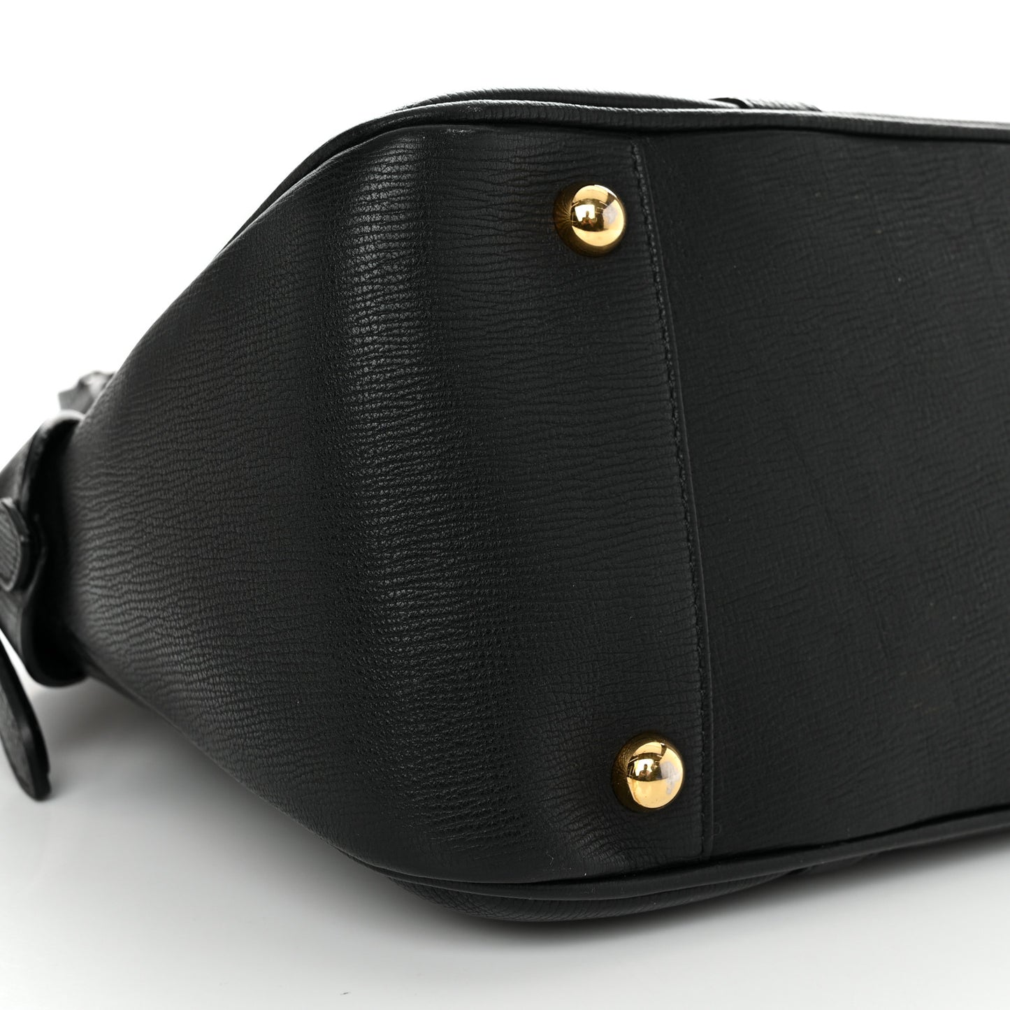 Derby Calfskin Medium Milverton Satchel Black