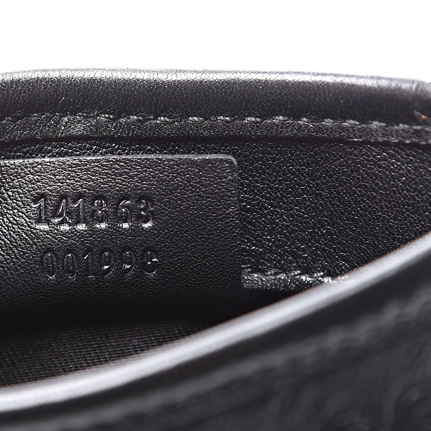 Guccissima Mini Messenger Bag Black