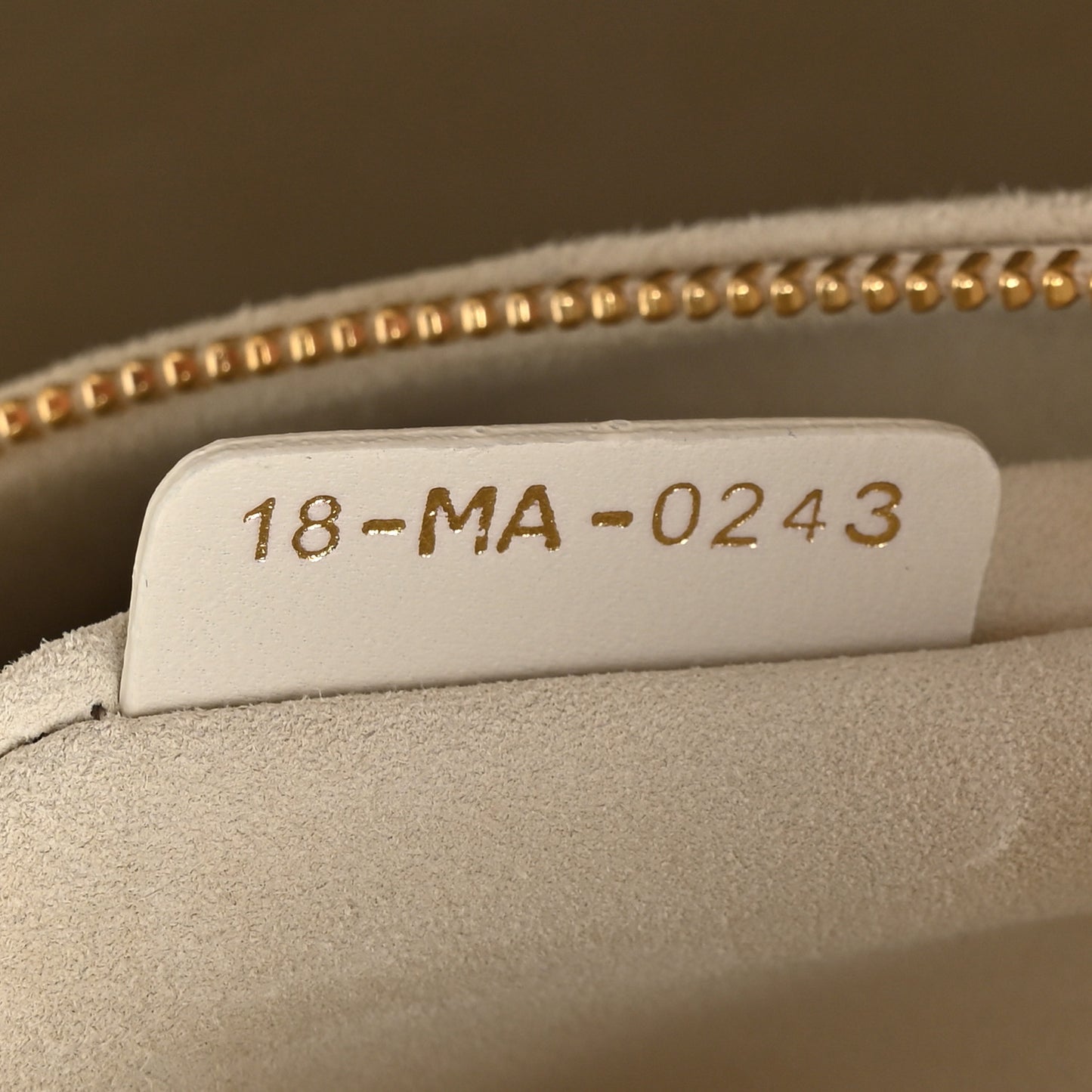 Lambskin Cannage Large Lady Dior White