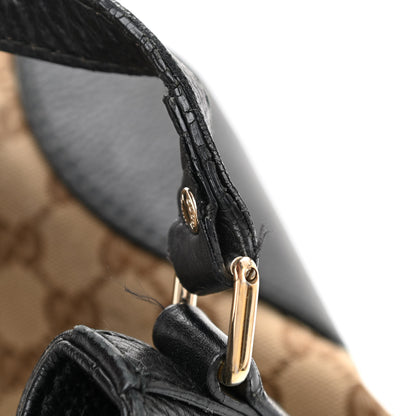 Gucci GG Monogram Calfskin Bucket Bag Black 15 of 16