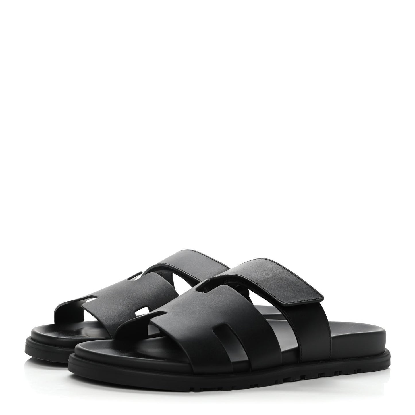 Calfskin Mens Chypre Sandals 42 Black