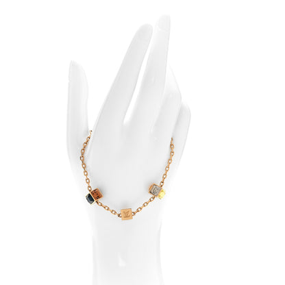 Louis Vuitton Swarovski Gamble Bracelet Azur Gold 2 of 5
