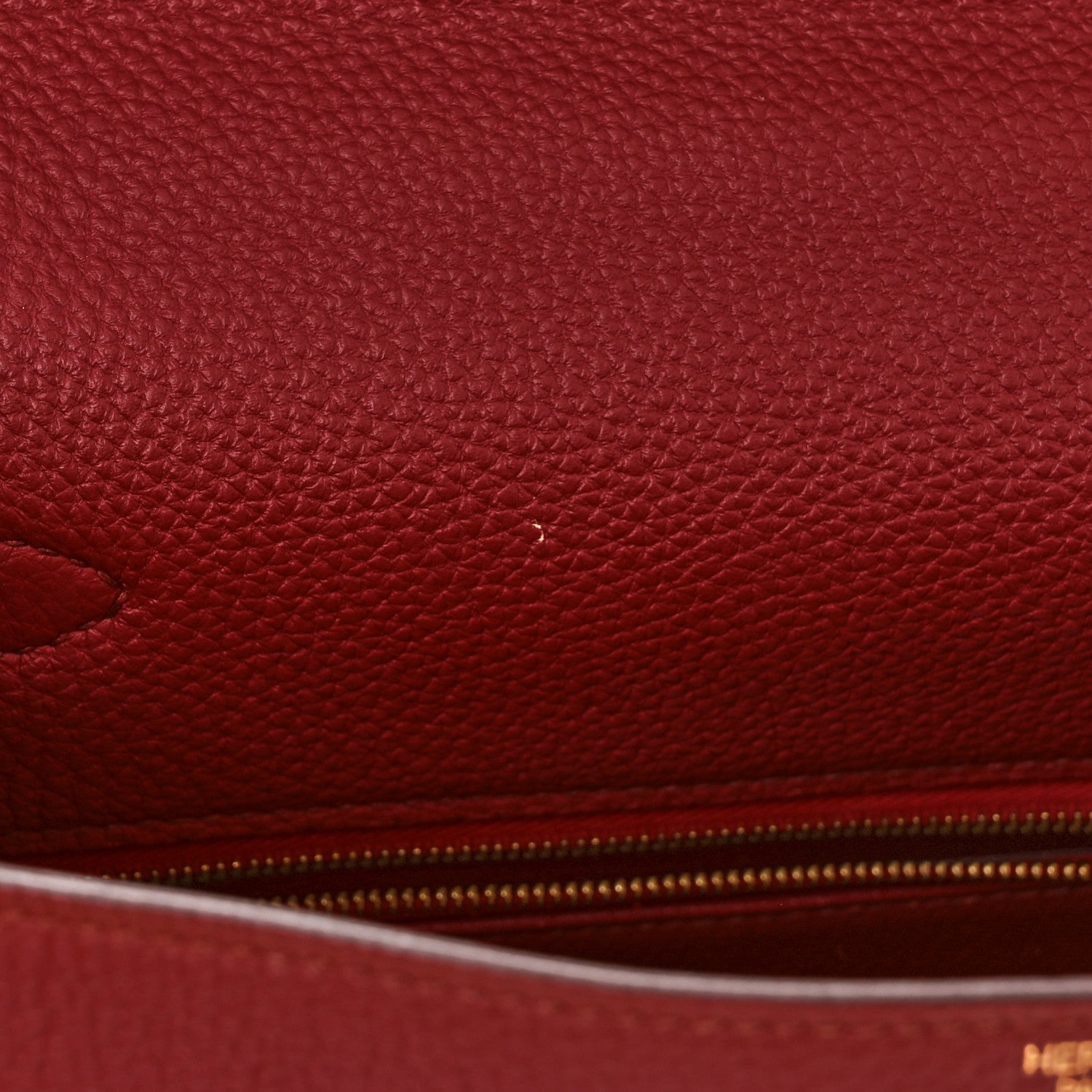 Hermes Togo Kelly Retourne 28 Rubis 13 of 16