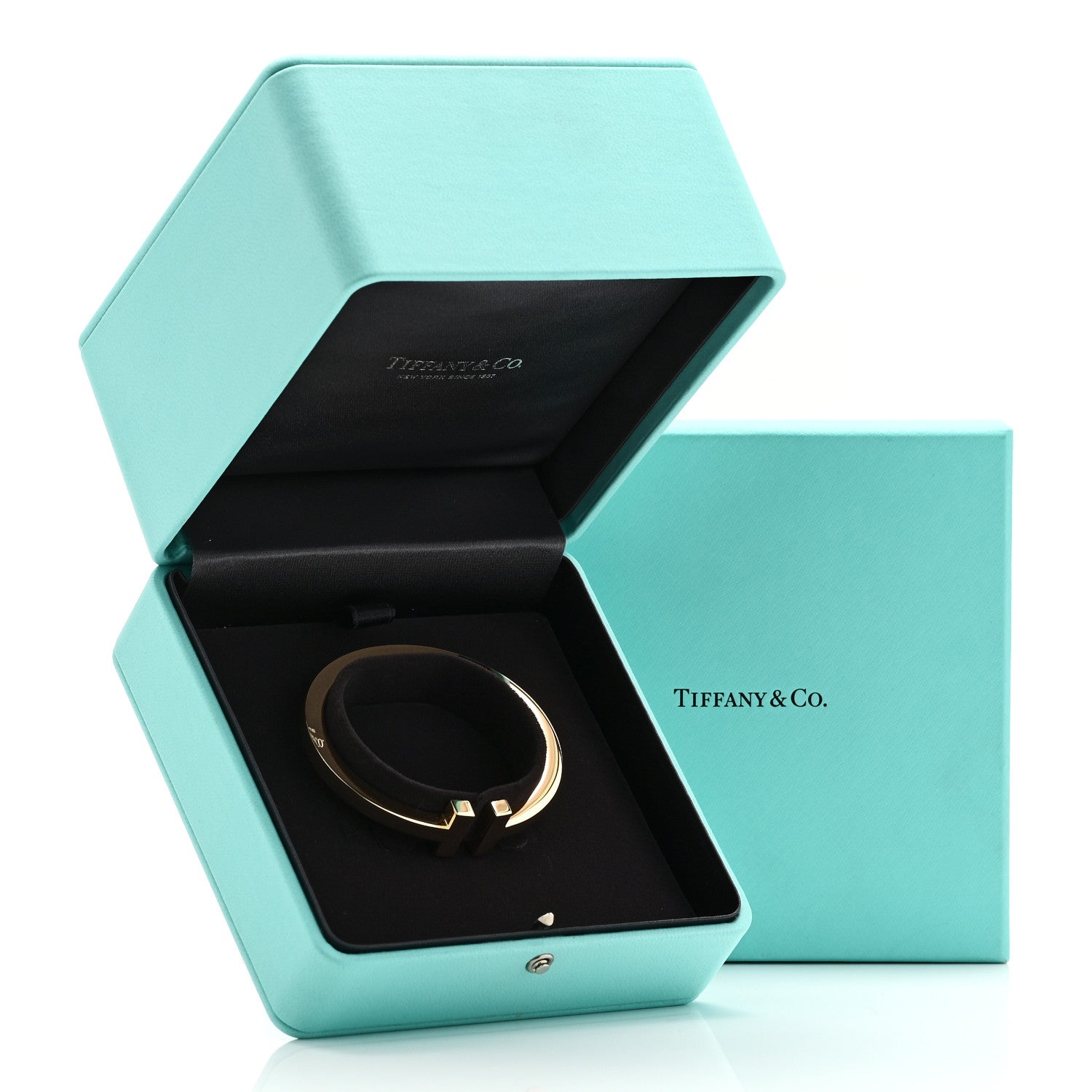 Tiffany 18K Yellow Gold T Square Bracelet 4 of 4
