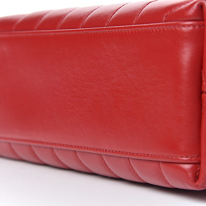 Saint Laurent Calfskin Y Quilted Monogram Small Loulou Crossbody Bag Red 12 of 12