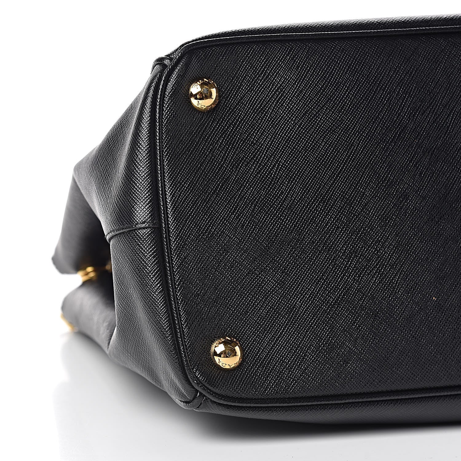 Prada Saffiano Medium Galleria Double Zip Tote Black 9 of 10