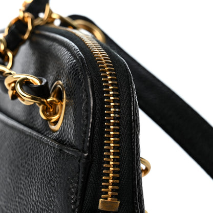 Chanel Caviar CC Shoulder Bag Black 12 of 12