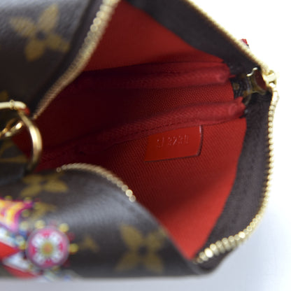 Louis Vuitton Monogram 2020 Christmas Animation Bumper Cars Mini Pochette Accessories Coquelicot 8 of 9