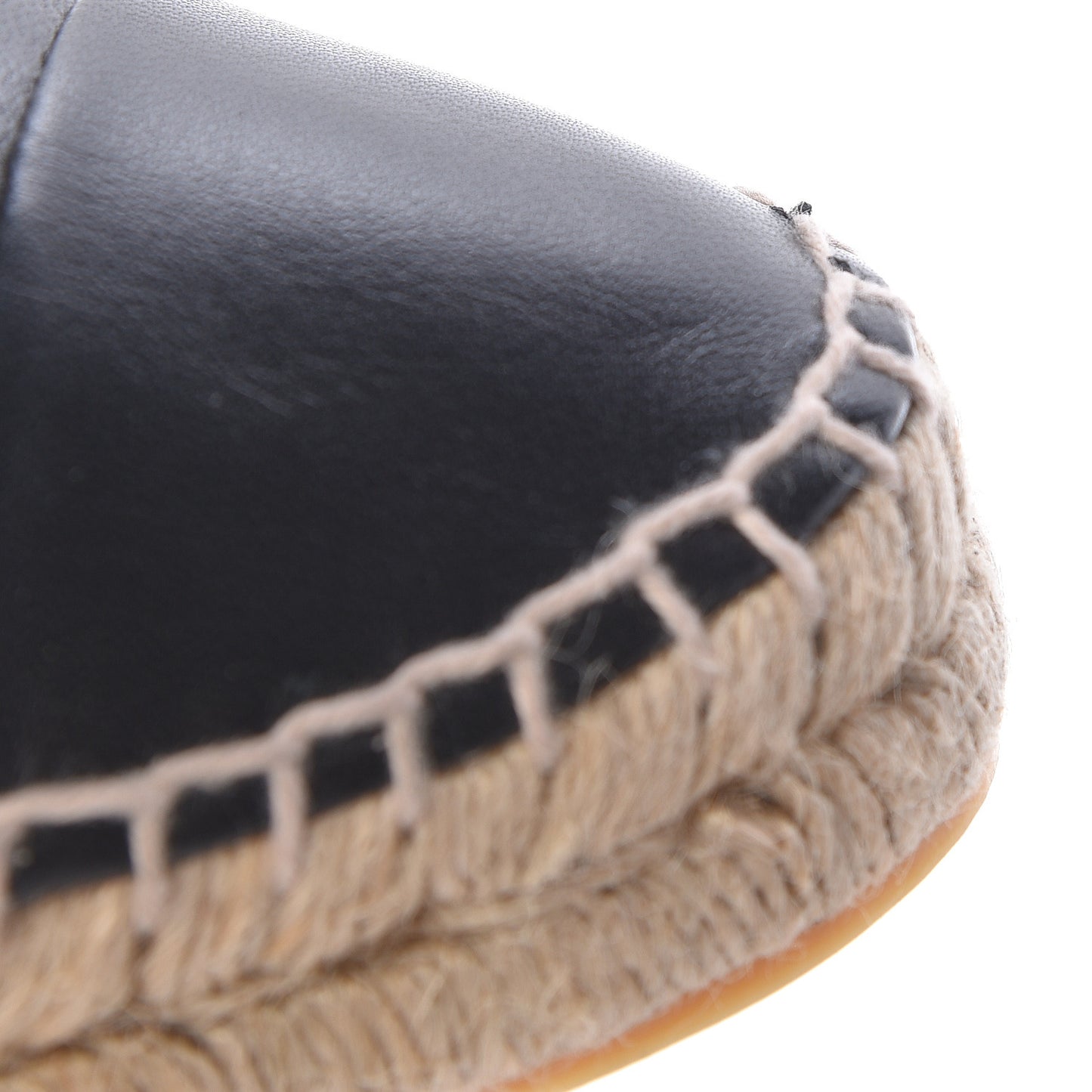Lambskin CC Espadrilles 39 Black
