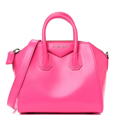 Givenchy Shiny Lord Calfskin Mini Antigona Shocking Pink 1 of 6