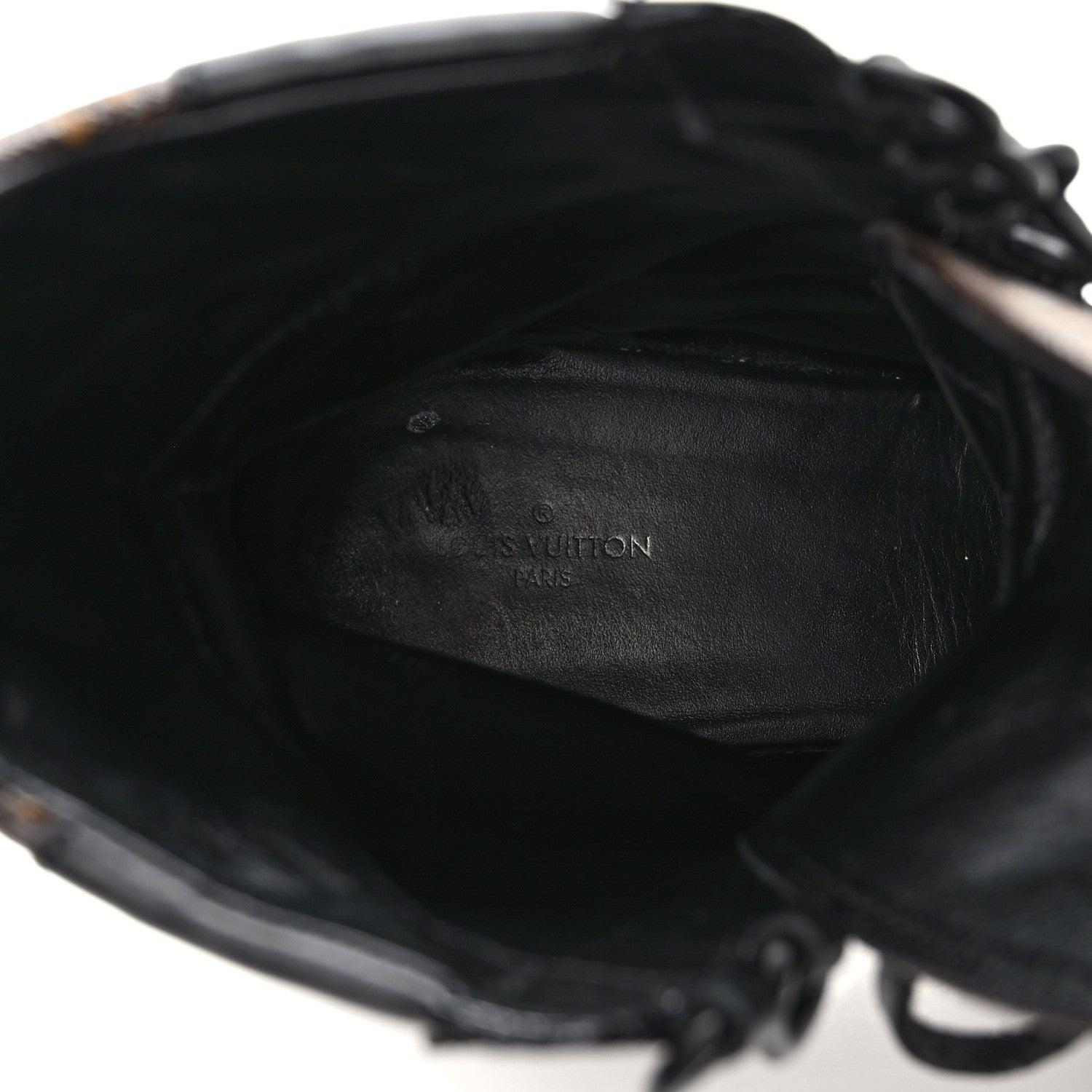 Louis Vuitton Suede Calfskin Monogram Laureate Platform Desert Boots 39 Black 7 of 9