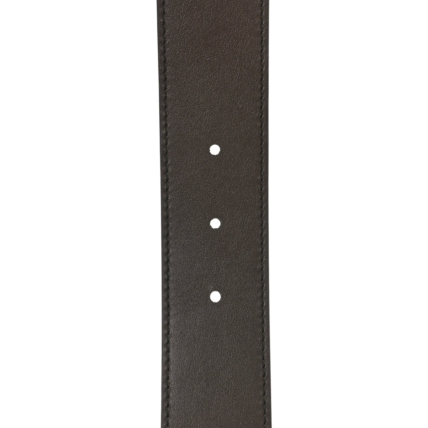 GG Supreme Monogram Plutone Calfskin Double G Reversible 37mm Belt 120 48 Beige Ebony New Acero