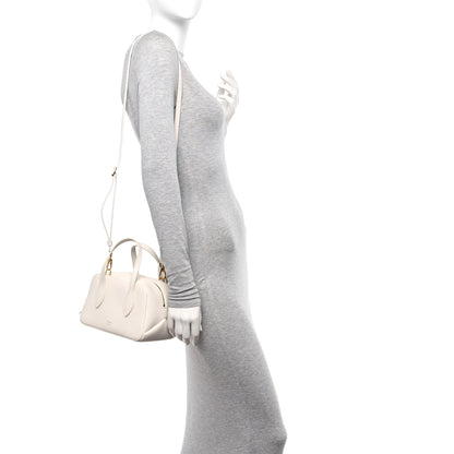 Khaite Pebbled Calfskin Small Maeve Bag Cream 2 of 9