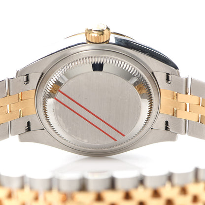 Rolex Stainless Steel 18K Yellow Gold Diamond 28mm Oyster Perpetual Datejust Watch Champagne 279173 4 of 6
