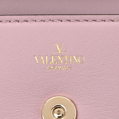Valentino Garavani Calfskin Crystal Vlogo Micro Loco Shoulder Bag Rose Cannelle 6 of 9