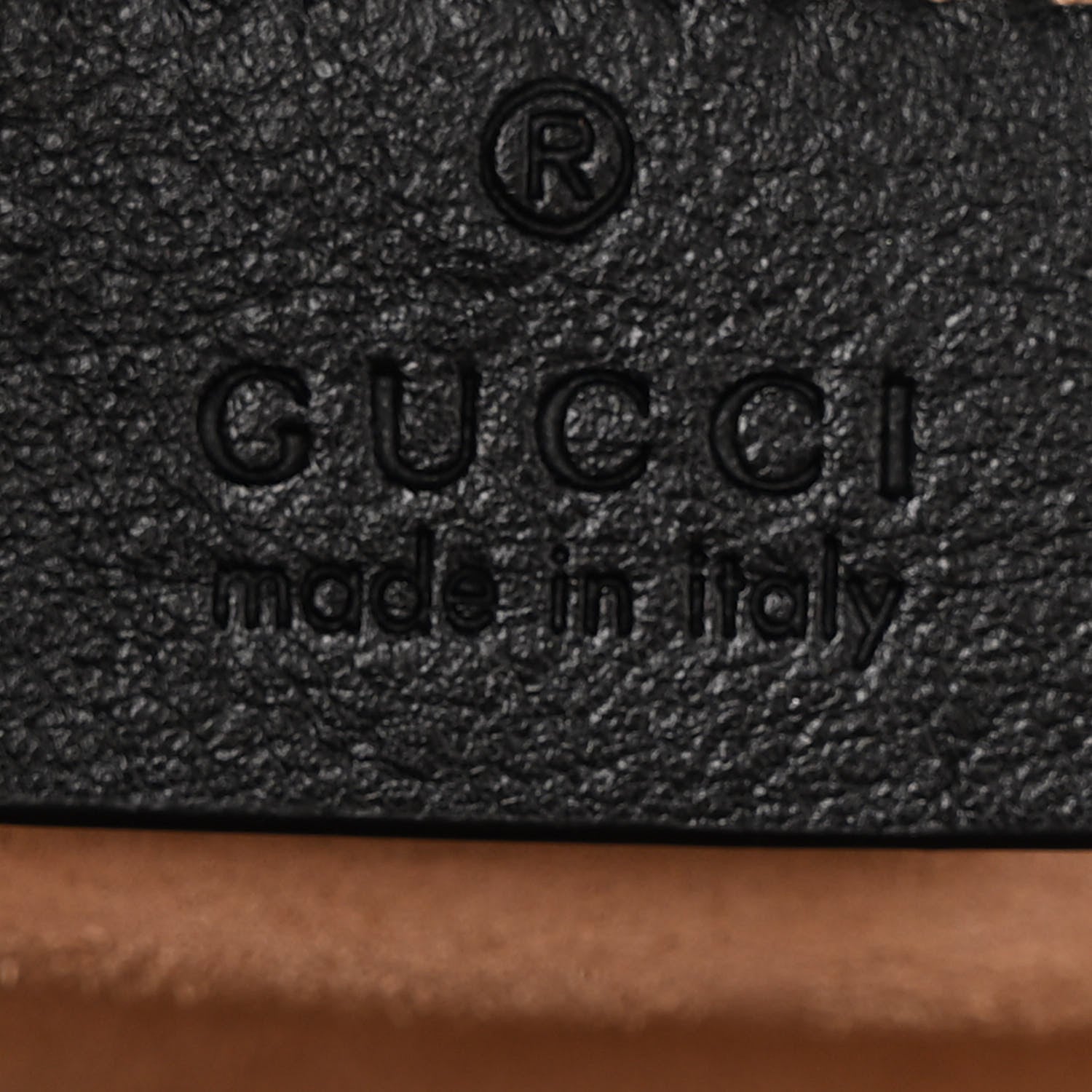 Gucci Calfskin Small Diana Tote Bag Black Yellow Fluo 6 of 14