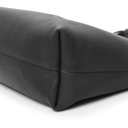 Saint Laurent Calfskin Large Shopping Tote Coal 11 of 11
