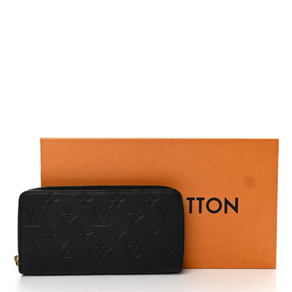Louis Vuitton Empreinte Zippy Wallet Black 9 of 9