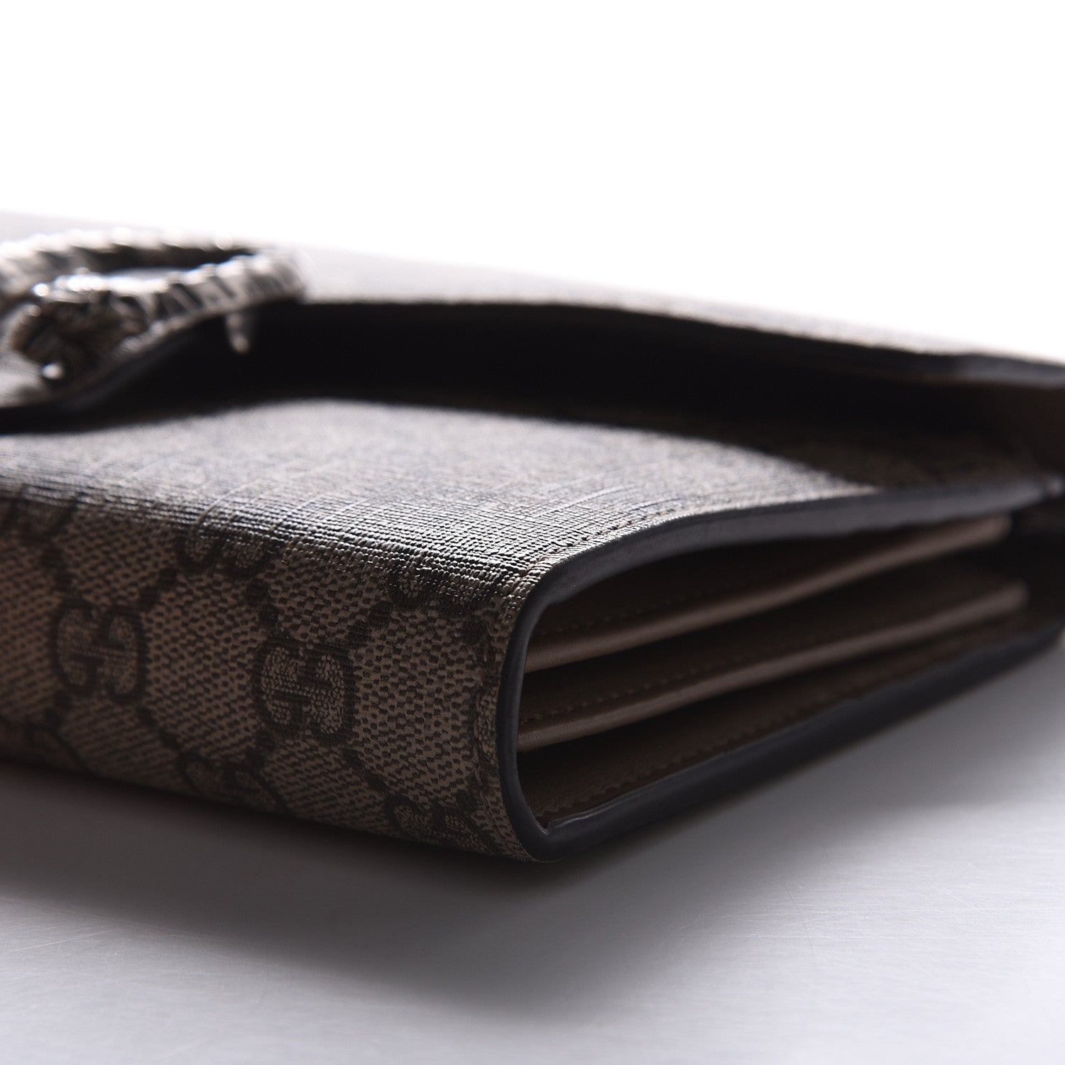 Gucci GG Supreme Monogram Mini Dionysus Chain Wallet Beige Taupe 9 of 12