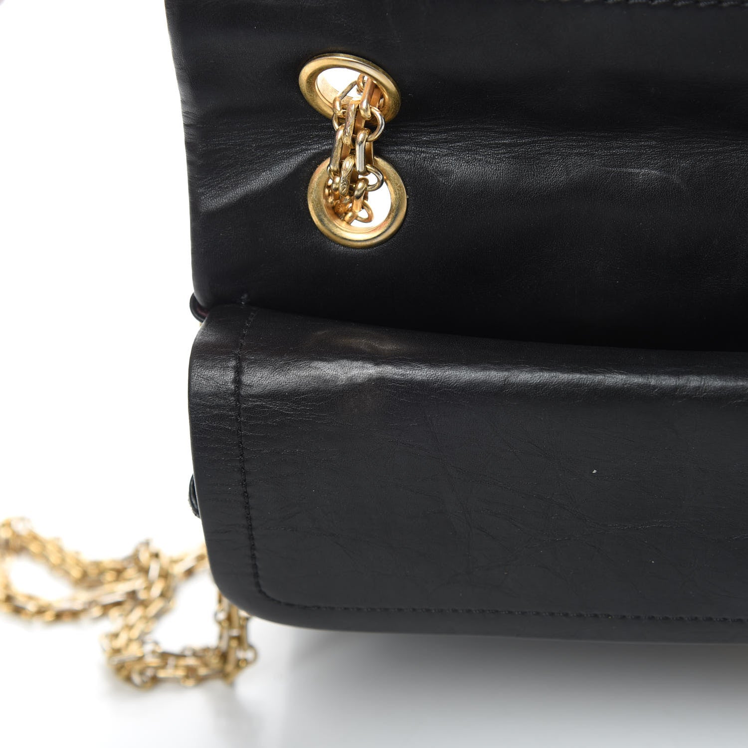 Chanel Aged Calfskin Quilted 2.55 Reissue 226 Flap Black 14 of 18