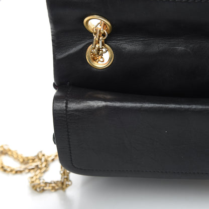 Chanel Aged Calfskin Quilted 2.55 Reissue 226 Flap Black 14 of 18
