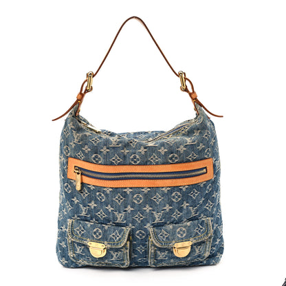 Louis Vuitton Denim Baggy GM Blue 1 of 12