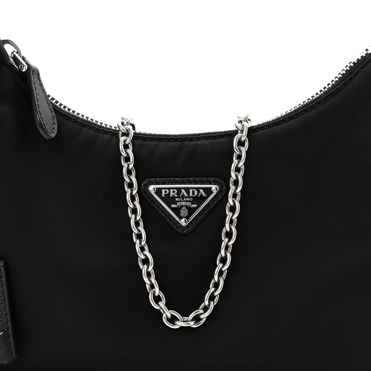 Prada Nylon Re-Edition 2005 Shoulder Bag Black 9 of 11