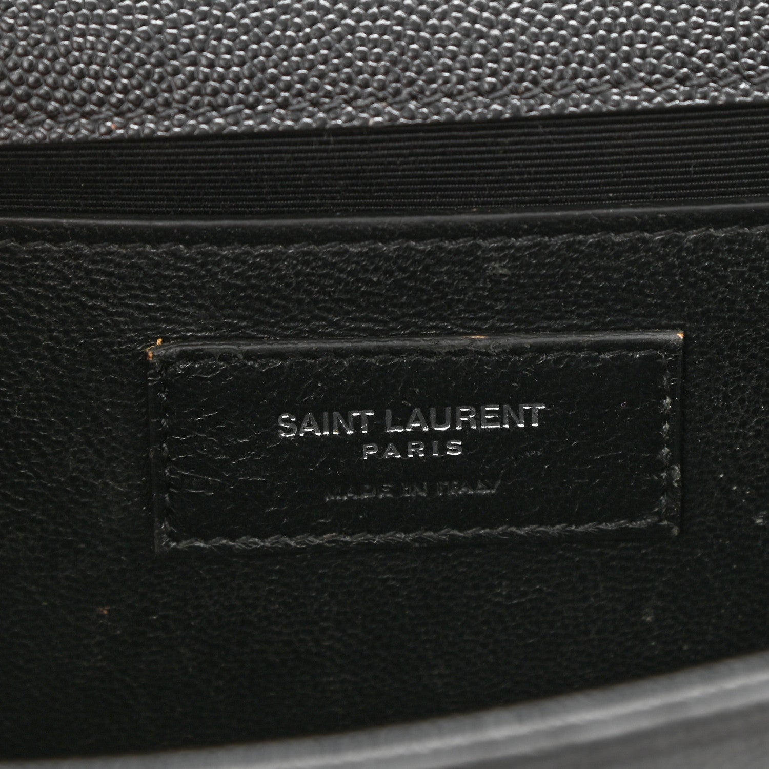 Saint Laurent Grain De Poudre Medium Classic Monogram Kate Satchel Black 7 of 11
