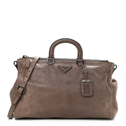 Prada Soft Calf Satchel Bambu 1 of 12