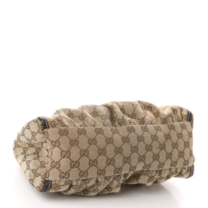Gucci Monogram Medium D Gold Ring Hobo Dark Brown 4 of 10