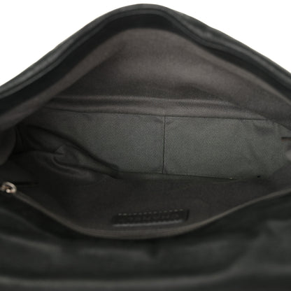 Chanel Iridescent Calfskin Glint Flap Black 5 of 12