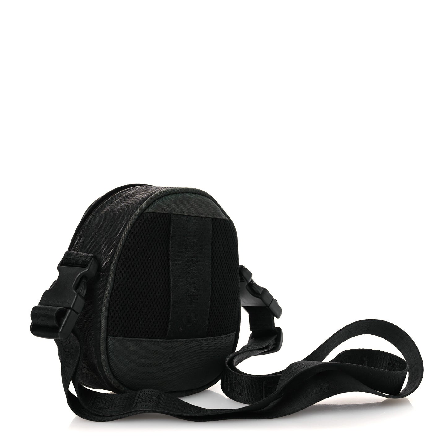 Canvas Nylon Sport Crossbody Black Green