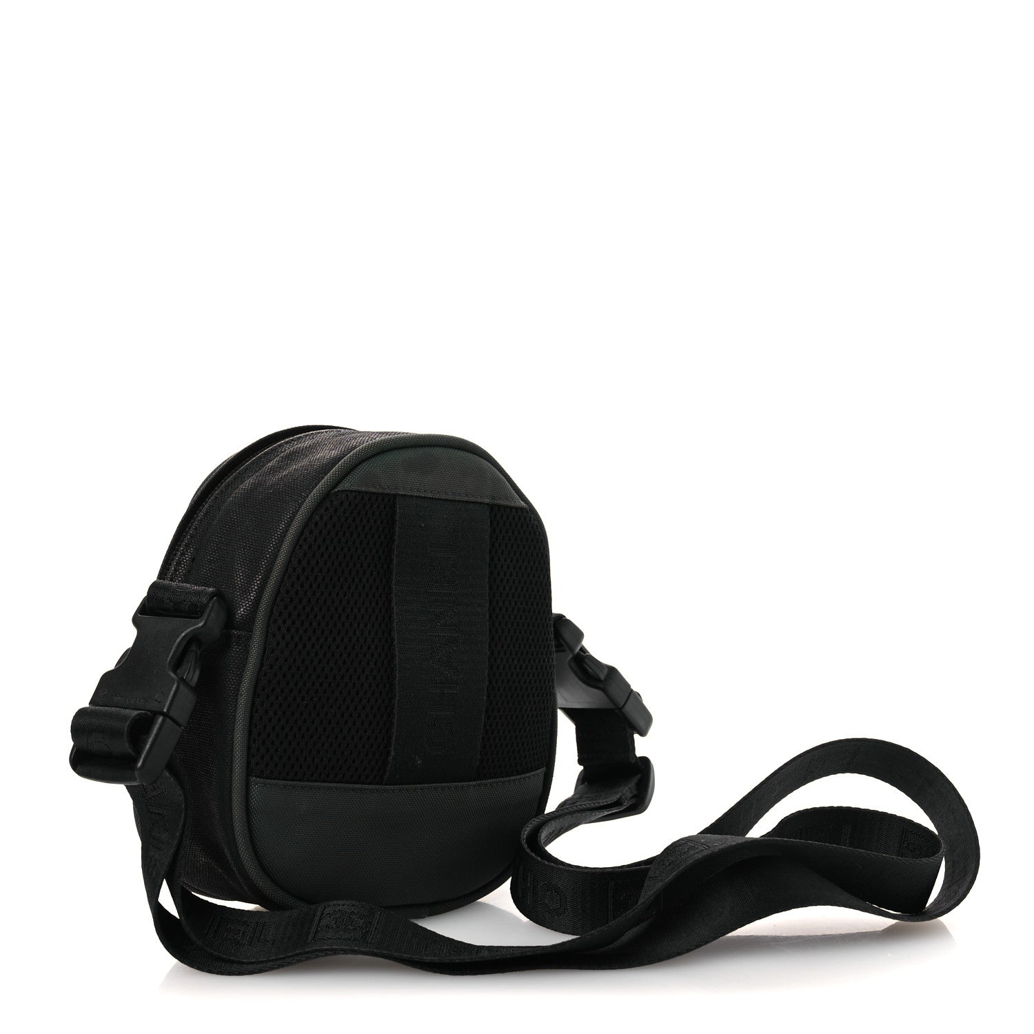 Chanel Canvas Nylon Sport Crossbody Black Green 3 of 15
