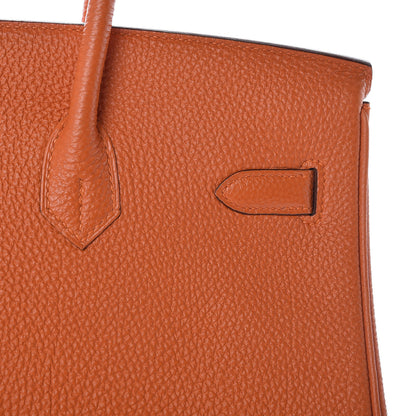 Hermes Togo Birkin 35 Orange 16 of 37