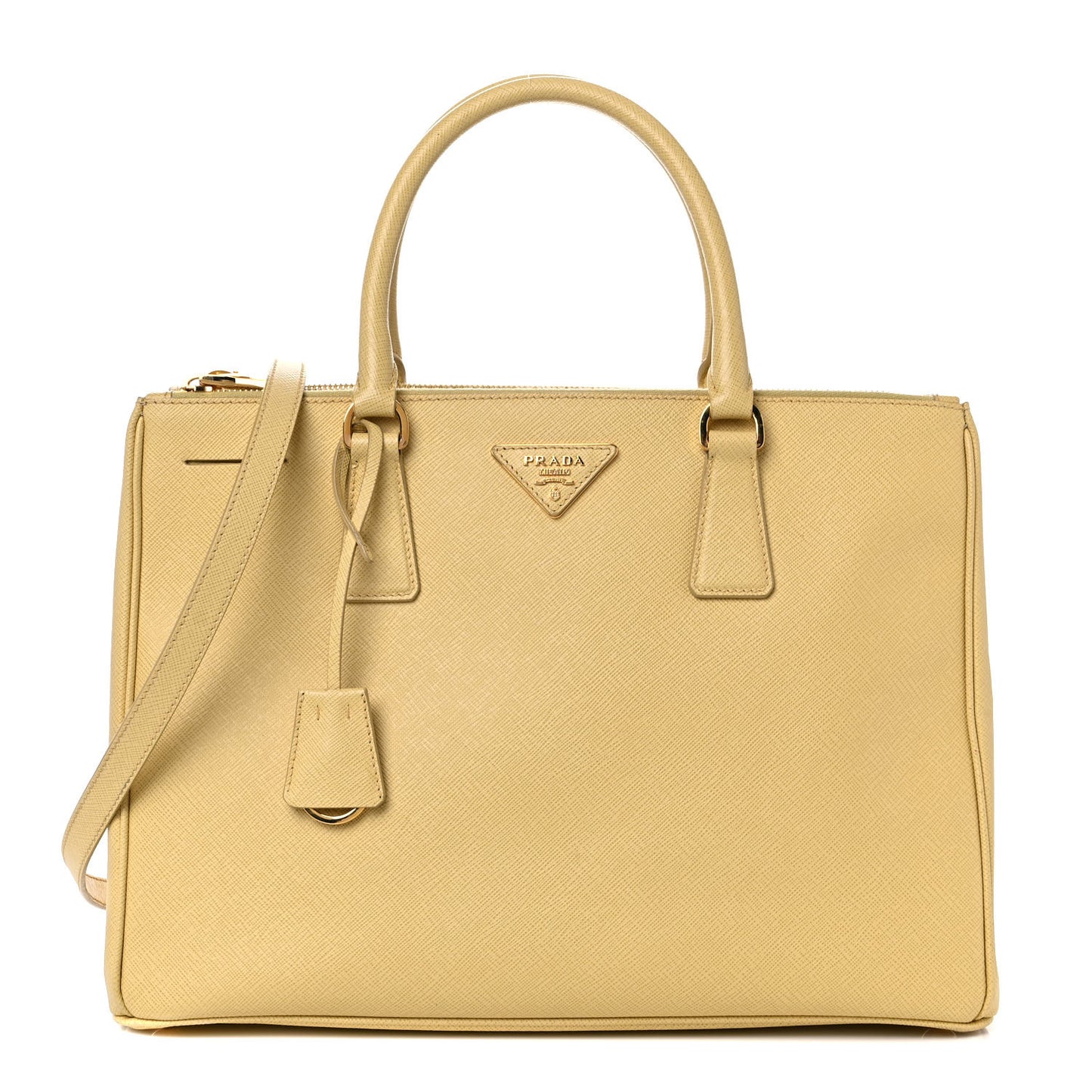 Saffiano Medium Galleria Double Zip Tote Ginestra