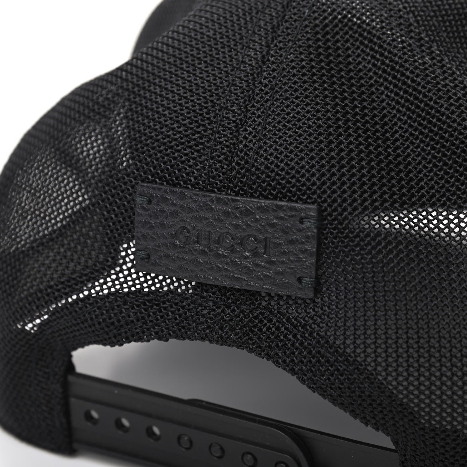 Gucci Nylon Monogram Baseball Hat L Black 6 of 8