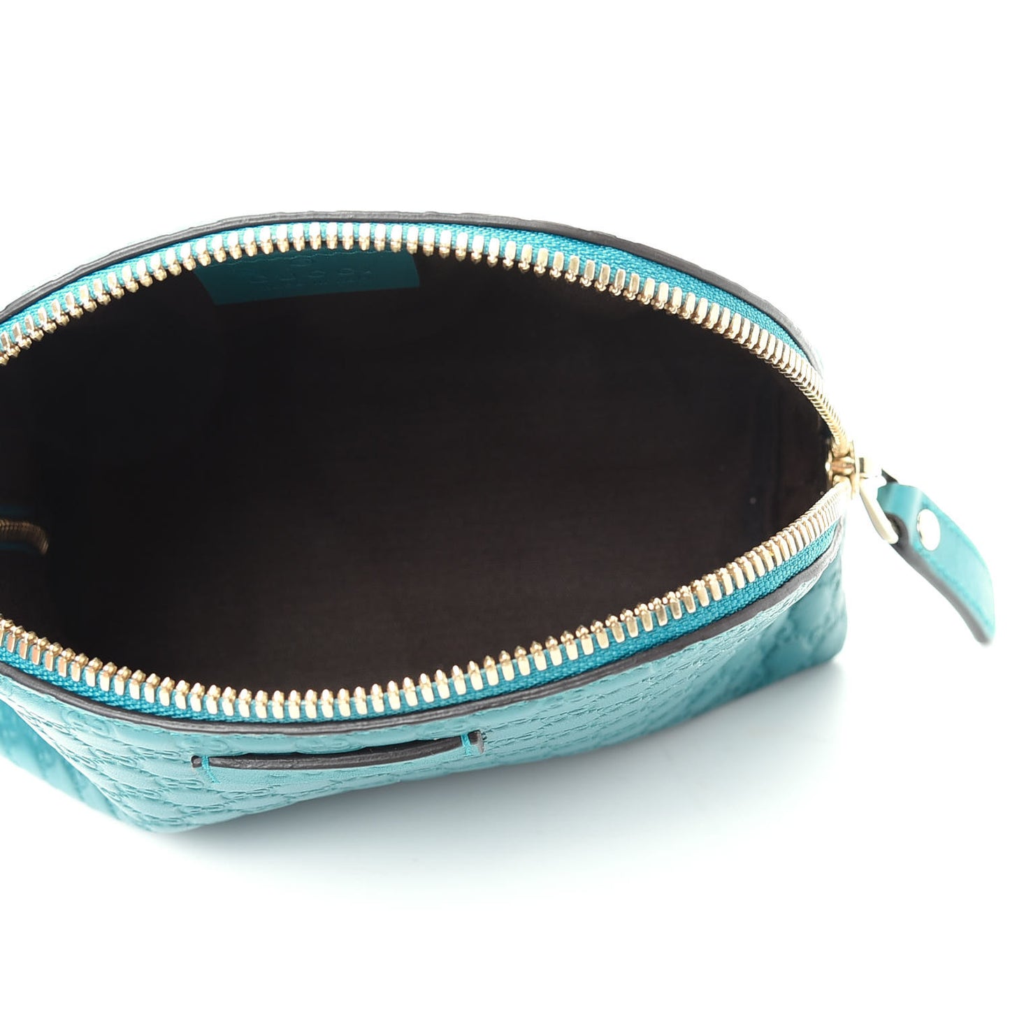 Microguccissima GG Cosmetic Case Deep Cobalt