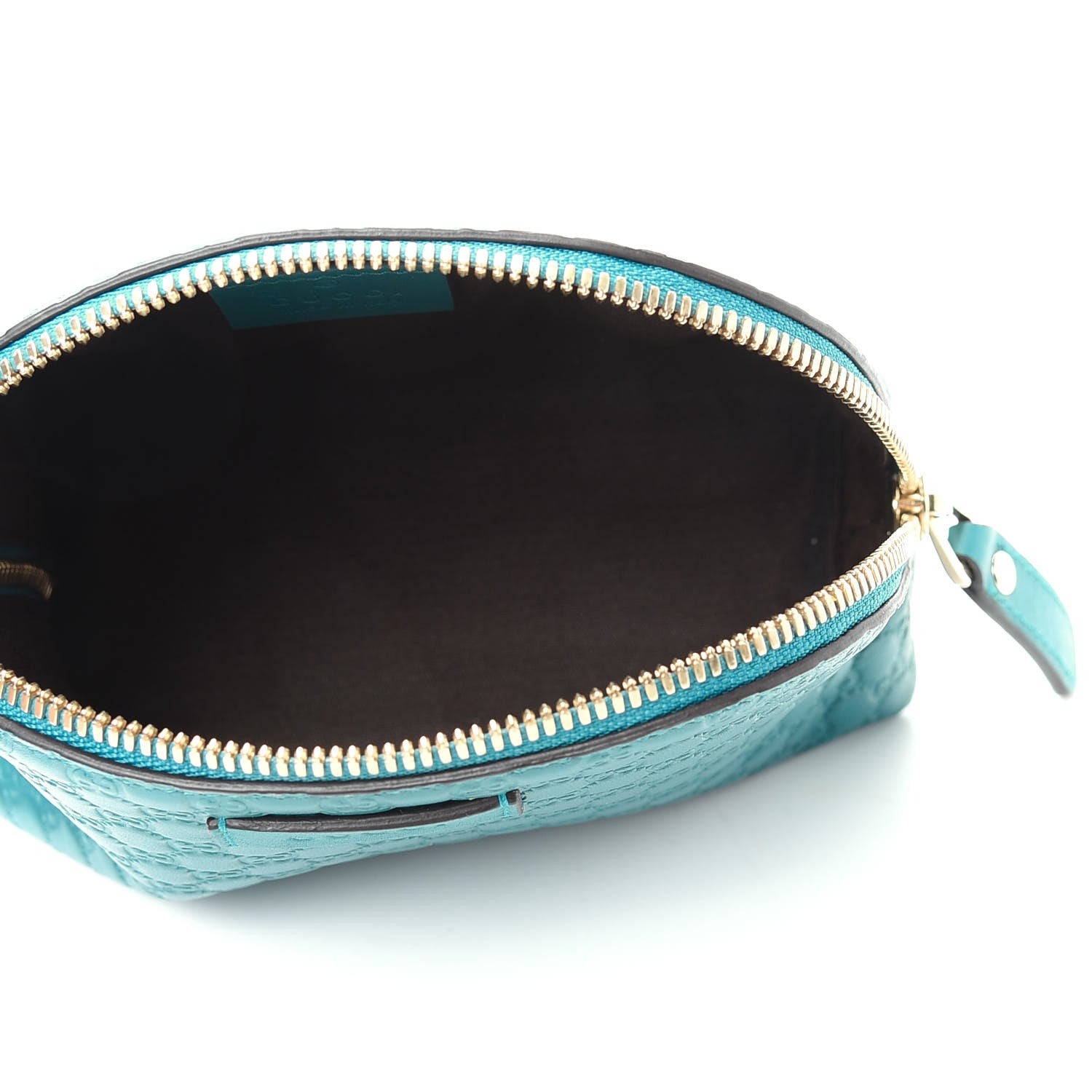 Gucci Microguccissima GG Cosmetic Case Deep Cobalt 5 of 8